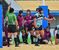 国学栃木－桐蔭学園（神奈川）決勝　前半25分、３トライ目を許し呆然とする国学栃木の選手たち＝県総合運動公園第２陸上競技場