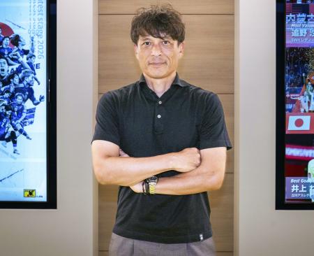 　日本サッカー協会の宮本恒靖会長