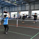 「ピックルボール」で100人が汗 アークタウン宇都宮で体験会開催