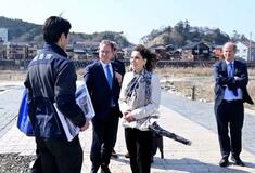 ＥＵ委員、能登被災地を視察