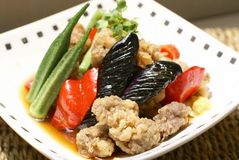 ＜牛の揚げびたし＞牛肉で夏バテ知らずに