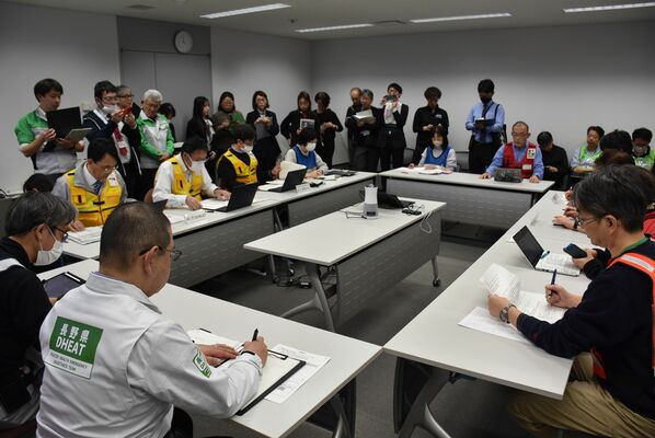 災害時の連携や調整などをテーマに訓練する医療や福祉の関係者