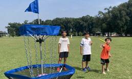 ディスクゴルフ大会を楽しんで