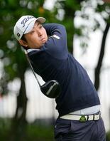 男子ゴルフ、前田が首位発進