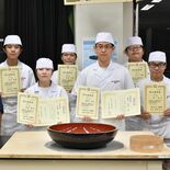 栃木農高２年生５人　「日光認定会」そば打ち二段合格　１、２位も独占