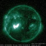 大規模な太陽フレアが発生