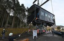 幻のレールに希少な車掌車　茂木