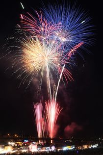 鹿沼さつき祭りで花火大会