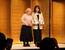 直木賞に決まった朝倉かすみさん(左)と、芥川賞に決まった小砂川チトさん=7月15日夜、東京都内