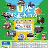 JR宇都宮駅ー日光東照宮間が乗り放題　県と関東自動車「杉並木っぷ」発売…