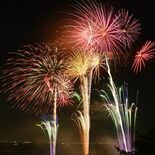 いちご花火など1350発　鹿沼さつき祭りで花火大会