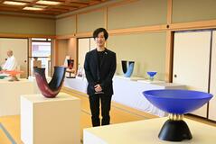 文学の情景 ガラスで表現　　