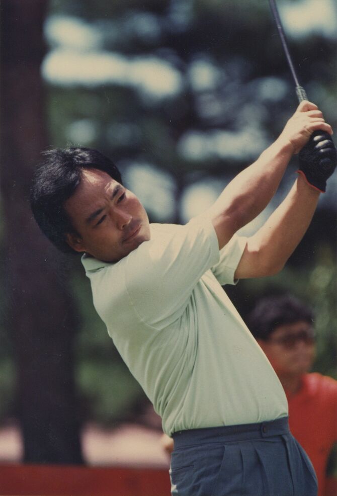 栃木オープン3勝の高橋プロ=1989年大会、塩原CC