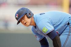 岡本、４番で３打数無安打