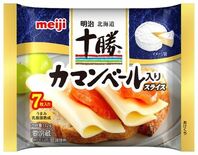 クリーミーな口どけが楽しめるスライスチーズ「明治北海道十勝カマンベール…