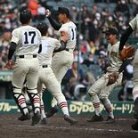 作新、英明を逆転で下す　準々決勝進出　第95回選抜高校野球大会