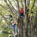 真岡・井頭公園でアウトドアフェス　家族連れらがキャンプなど満喫　15日…