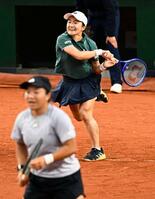 女子ダブルス、青山組が準決勝へ