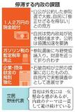 【物価高対策】長引く政局、内政課題停滞
