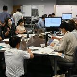 災害ごみ処理へ図上訓練　県や市町など50人参加　巨大台風浸水被害を想定