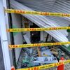 ATMを重機で破壊し逃走か　大田原の銀行出張所