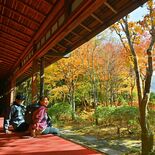 皇室ゆかりの建物から眺める絶景　那須塩原・天皇の間記念公園で紅葉見頃