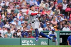 岡本、３戦ぶりの安打