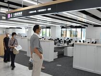 鹿沼市役所　新庁舎の内覧会