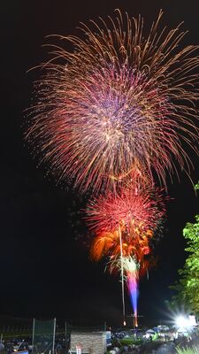 夜空を彩る鮮やかな花火