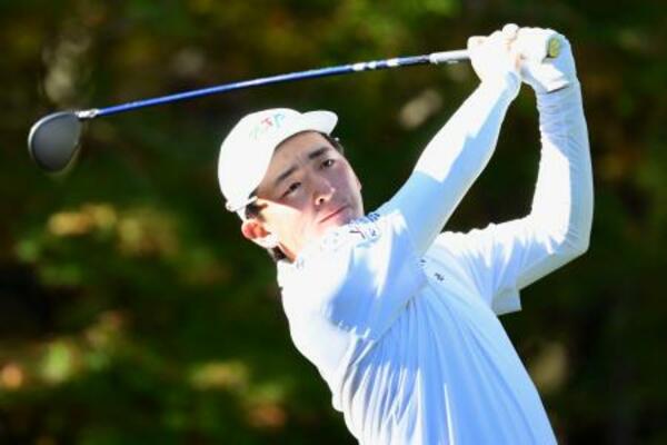 第2日、通算8アンダーで首位の金子駆大=太平洋クラブ御殿場