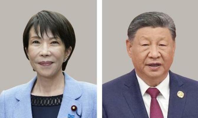 高市早苗首相、中国の習近平国家主席