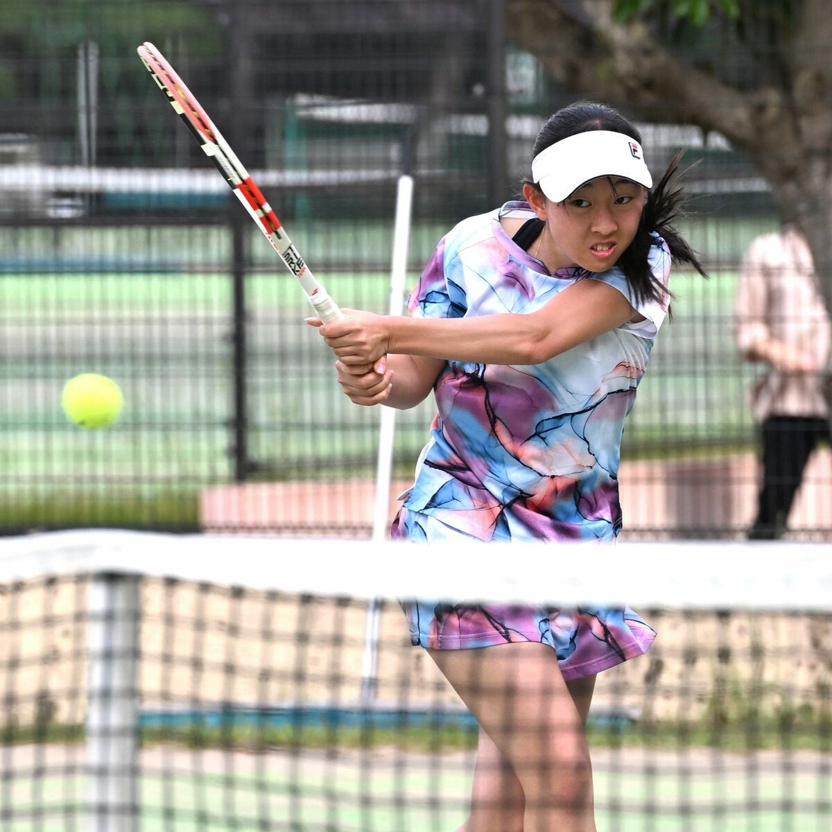 テニス単女子、平野（星の杜）貫禄V3 男子は笹本（足大付）2冠