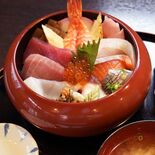 甘めのすし飯にこだわり　海鮮丼ランチ　和食処ふみ（野木）