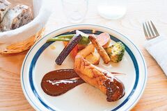 Le Poulailler鴨のチョコレートソース　