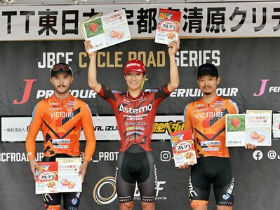 宇都宮清原クリテリウム、地元ブリッツェン勢が5年ぶり頂点　チーム力の勝利、エース岡篤志を全員でサポート