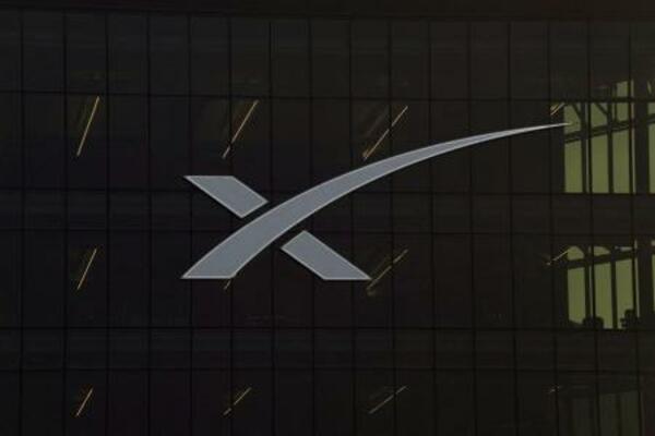 　米スペースＸのロゴ（ロイター＝共同）