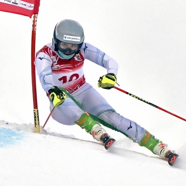 冬季長野オリンピック　大回転ポール旗 日本オリンピック開催記念初の金貨！長野オリンピック冬季競技