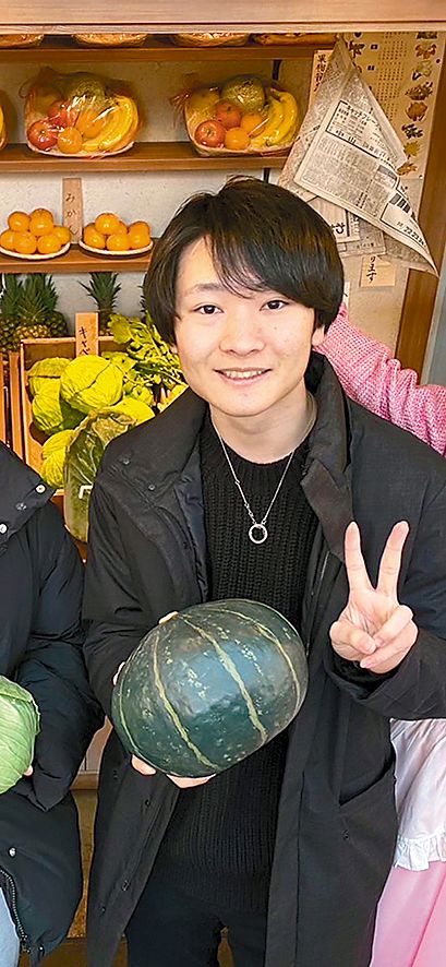 　　　 大平稔矩さん（19）学生・小山