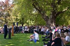 ＮＺ地震から１５年、犠牲者追悼