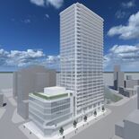 宇都宮駅西口に30階建て複合ビル　マンション、商業施設やオフィス　再開…