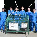 動物によるごみ散乱被害防止へ　高校生がごみステーション製作　大きさ、掃除しやすさなど工夫