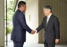 天皇陛下、ハイチ議長と会見