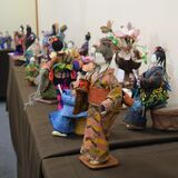 下野ひとがた32点　呉服店で29日まで展示　栃木
