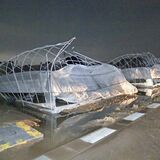 小山で床上・床下浸水、車の水没や倒木相次ぐ　真岡で突風、ビニールハウス倒壊　県内で大雨・強風