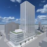 宇都宮駅西口に30階建て複合ビル　マンション、商業施設やオフィス　再開発計画、2029年完成へ