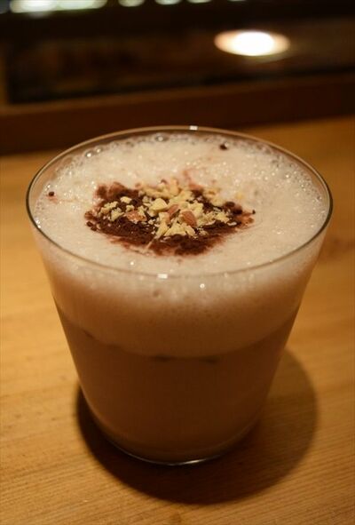 「デザートチョコレートカクテル」（１５００円）