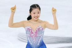 フィギュア１７歳中井が初出場Ｖ