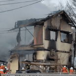 日光で建物火災
