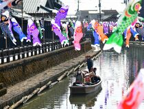 巴波川のこいのぼり