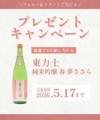 「東力士 プレゼントキャンペーン」のフライヤーデザイン